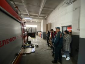 Экскурсия в пожарную спасательную часть №1 п. Агинское 009