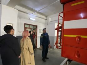 Экскурсия в пожарную спасательную часть №1 п. Агинское 010
