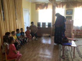 Час родного языка «Буряад хубсаhан» для учащихся начальных классов в Агинском районе 5