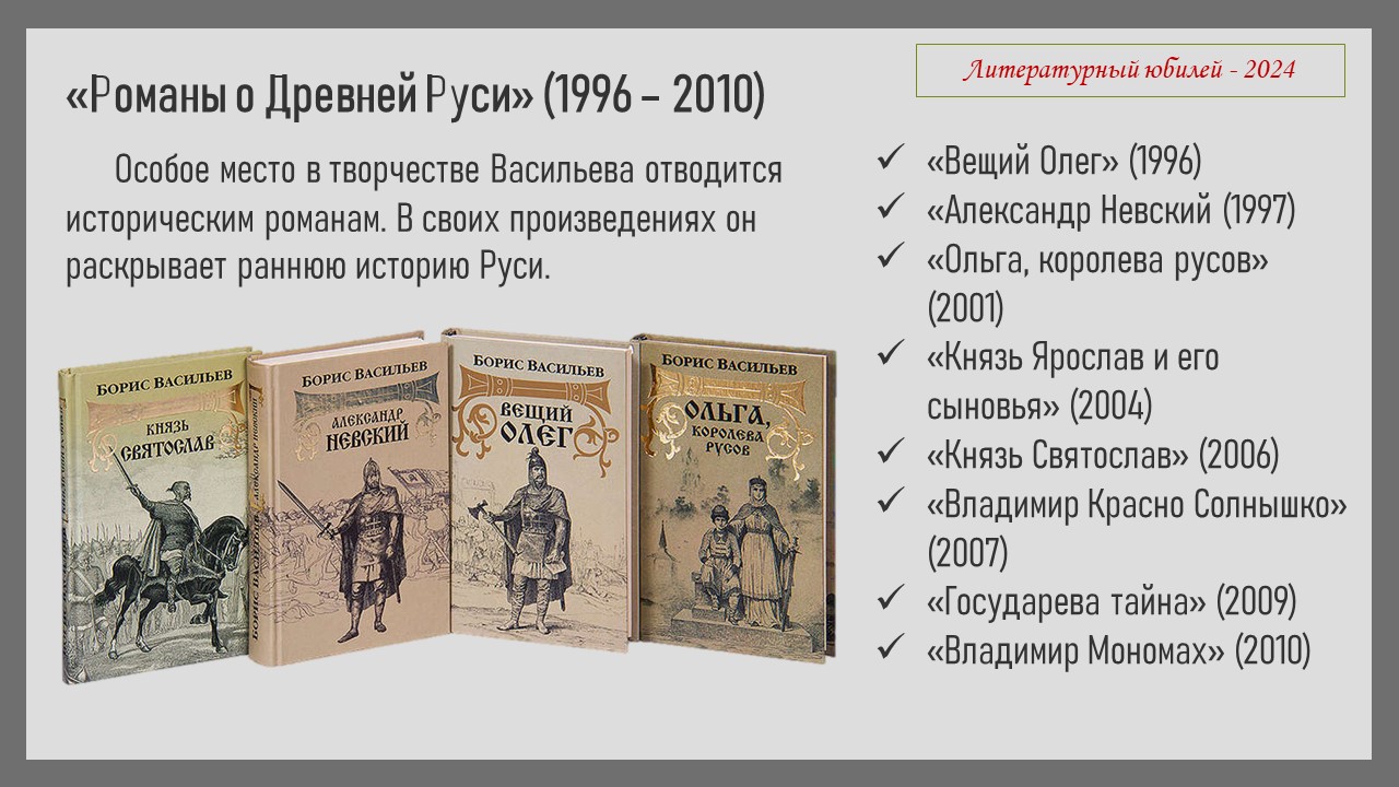 Литературный ринг «Тихие зори Бориса Васильева» к 100-летию Б. Васильева